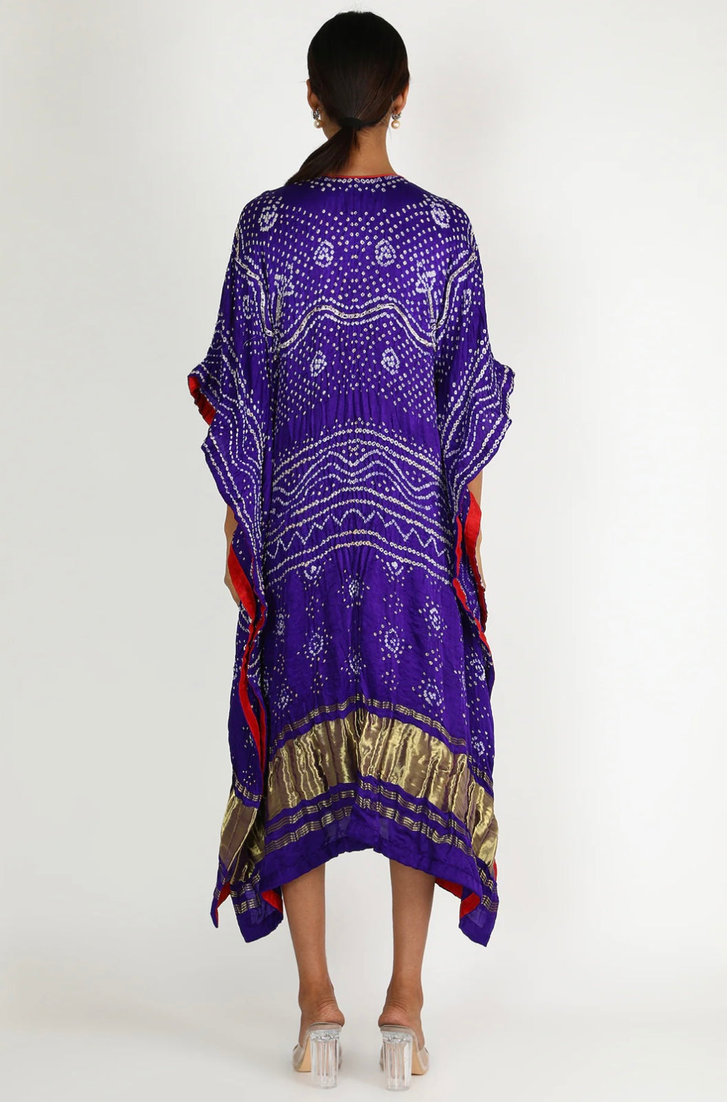 Blue Embroidered Kaftan