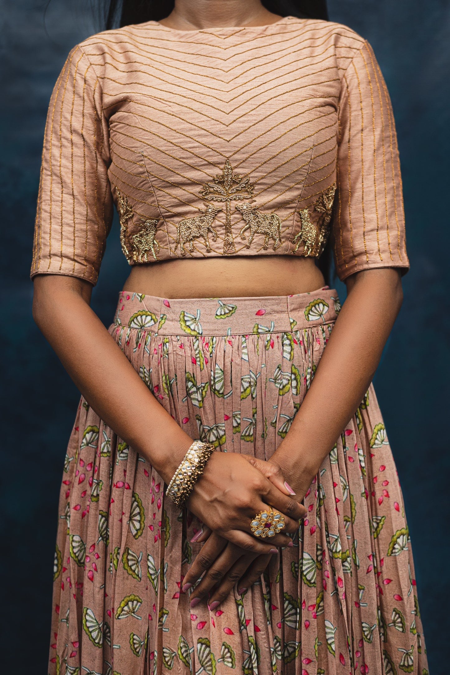 Indo Western Lehenga
