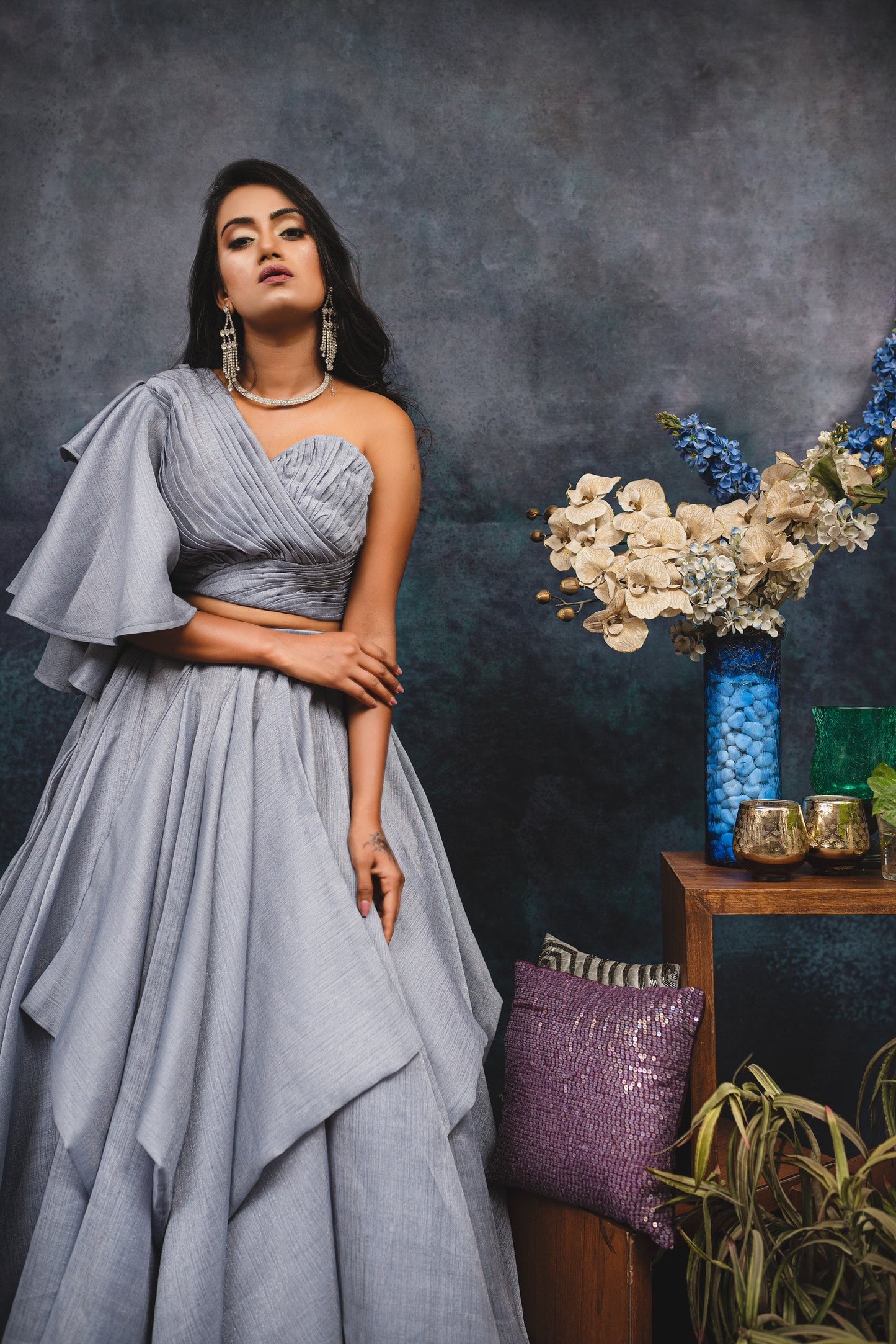 Indo Western Lehenga