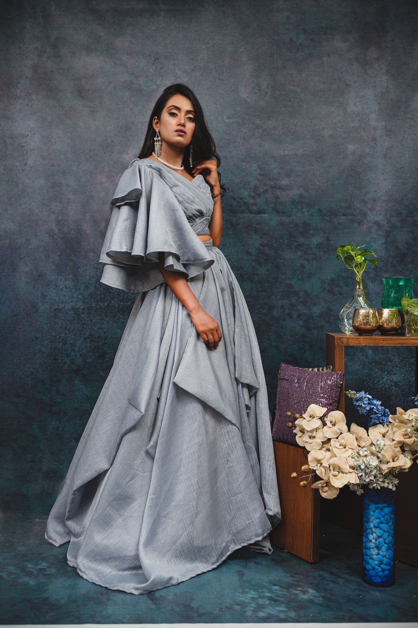 Indo Western Lehenga
